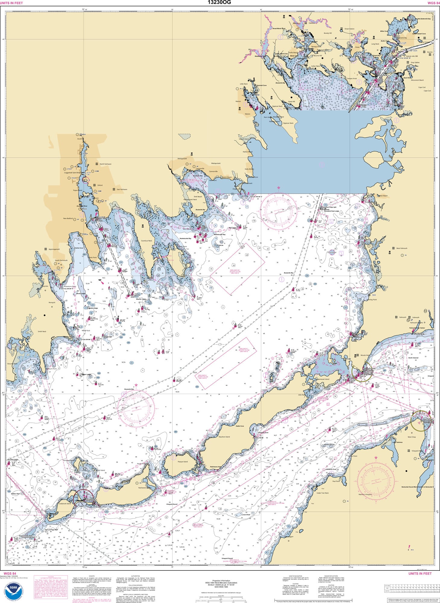 NOAA Chart Number 13230