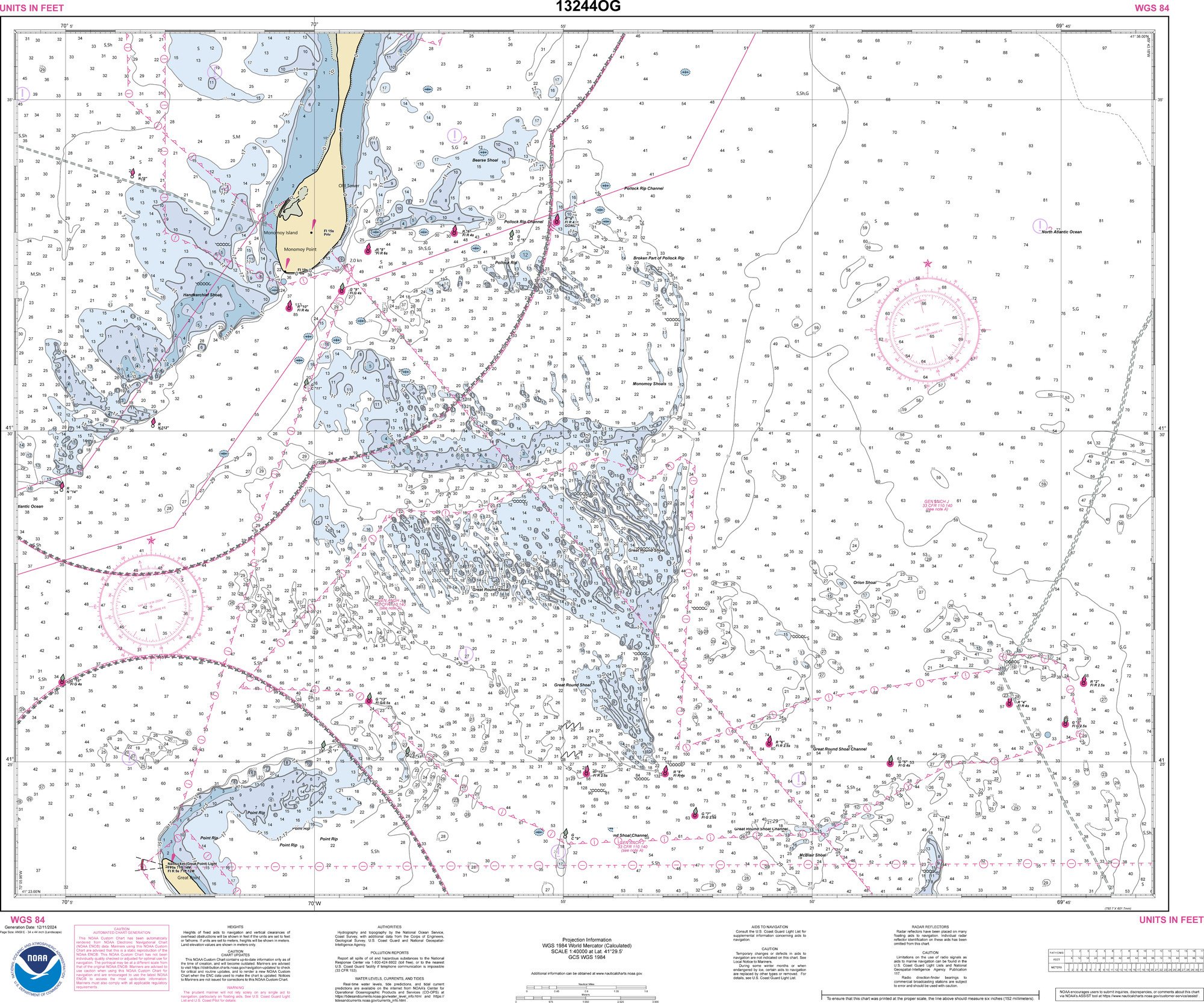 NOAA Chart Number 13244