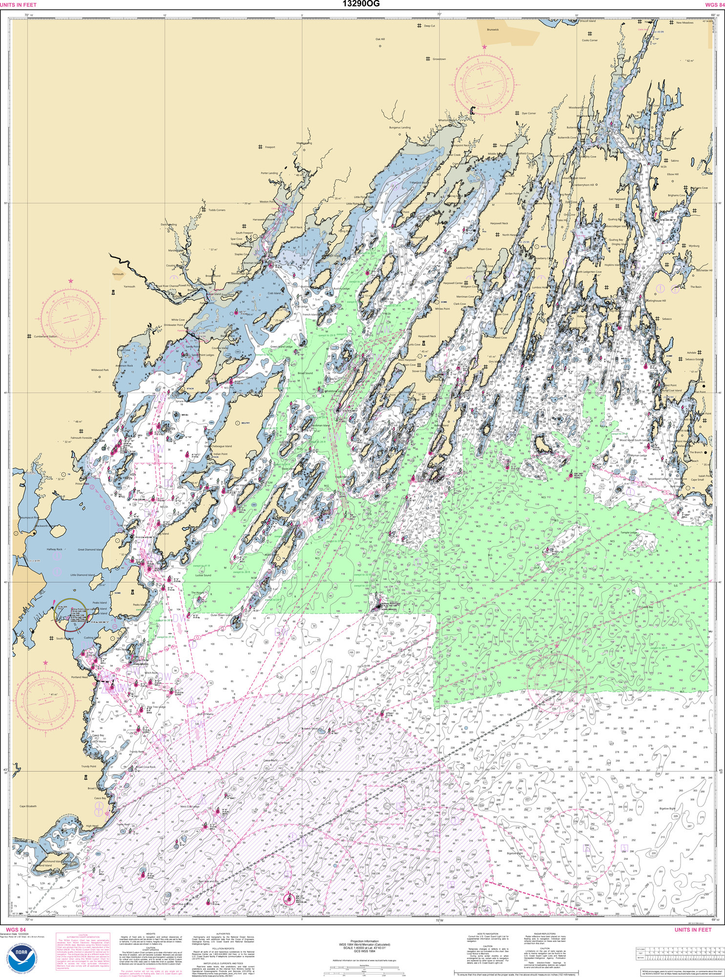 NOAA Chart Number 13290