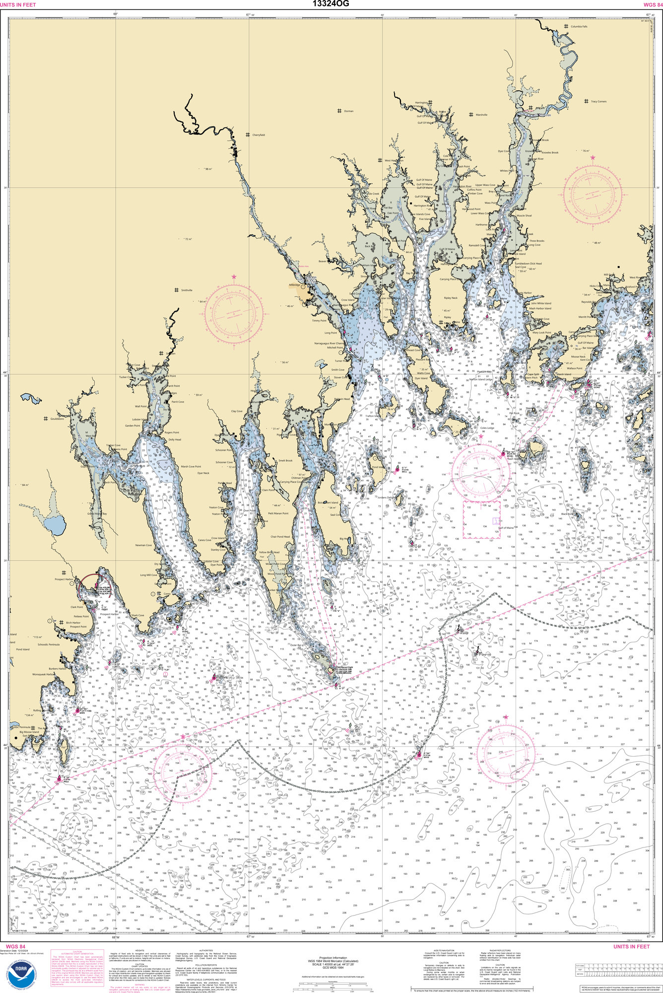 NOAA Chart Number 13324