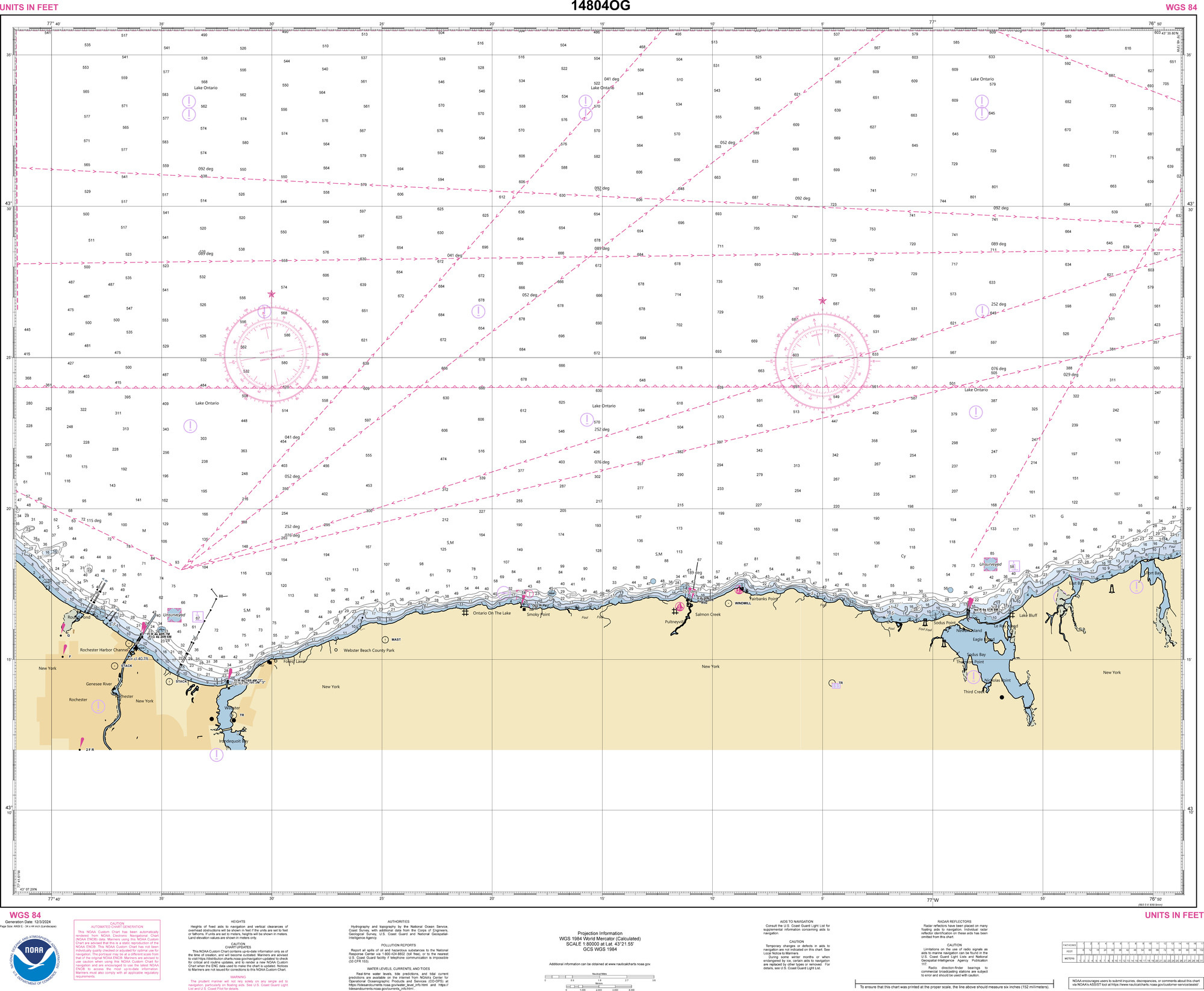 NOAA Chart Number 14804