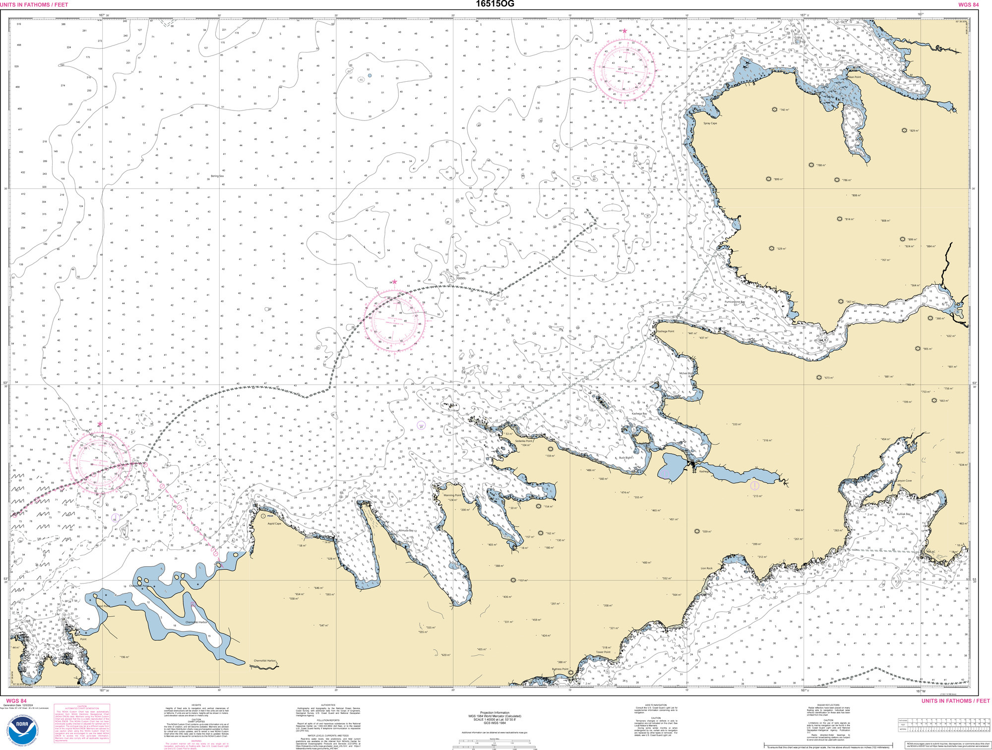 NOAA Chart Number 16515