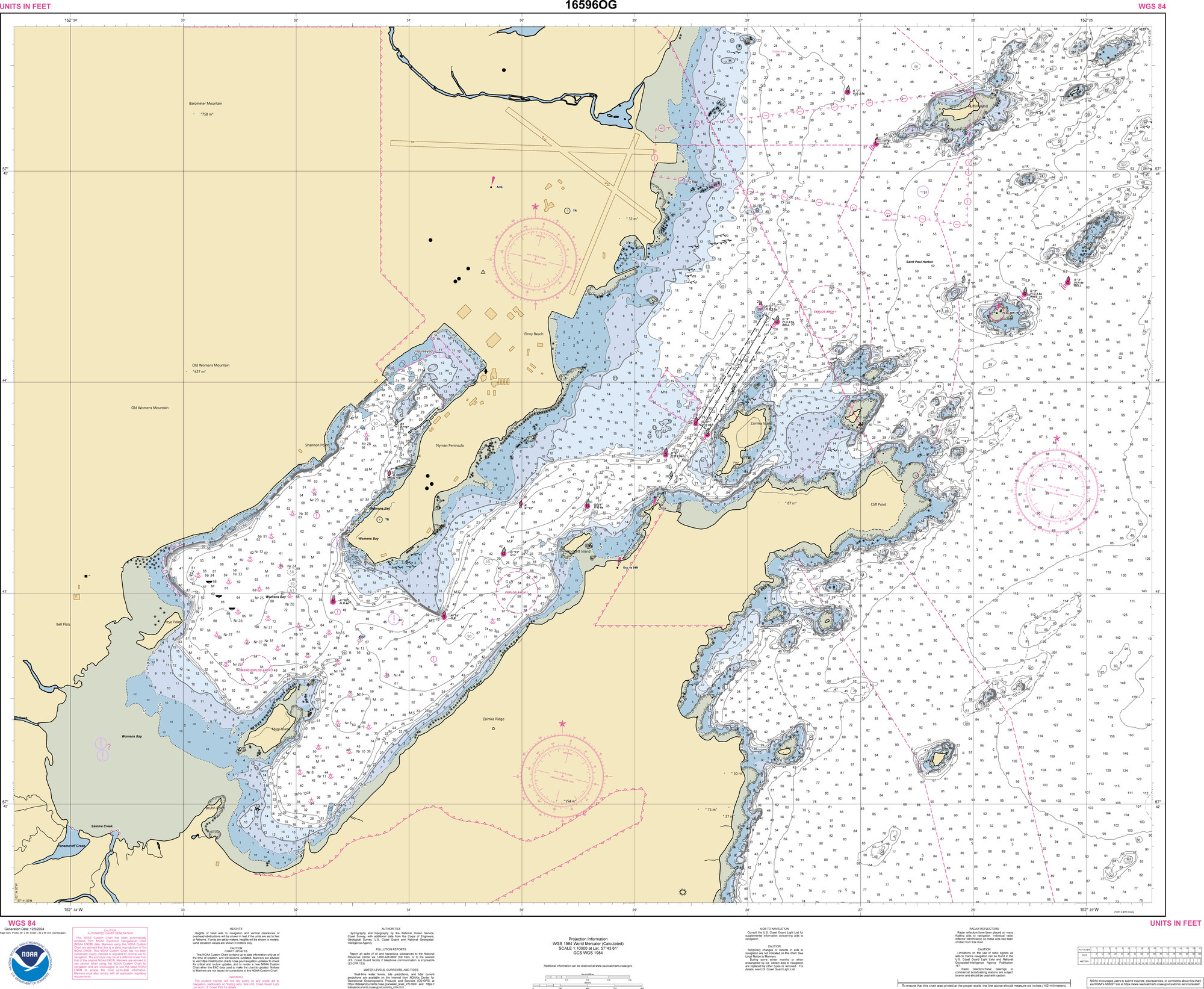 NOAA Chart Number 16596