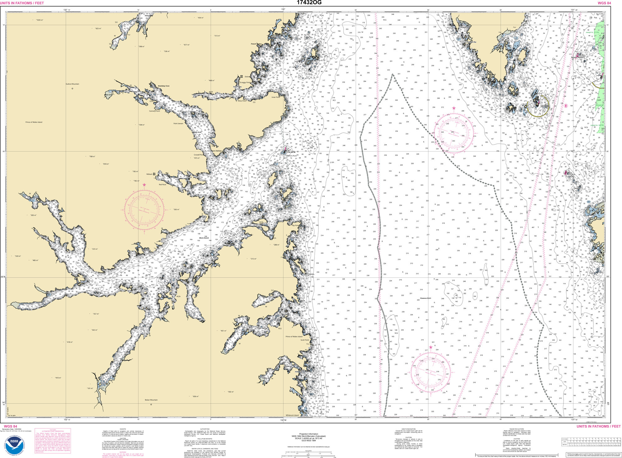 NOAA Chart Number 17432