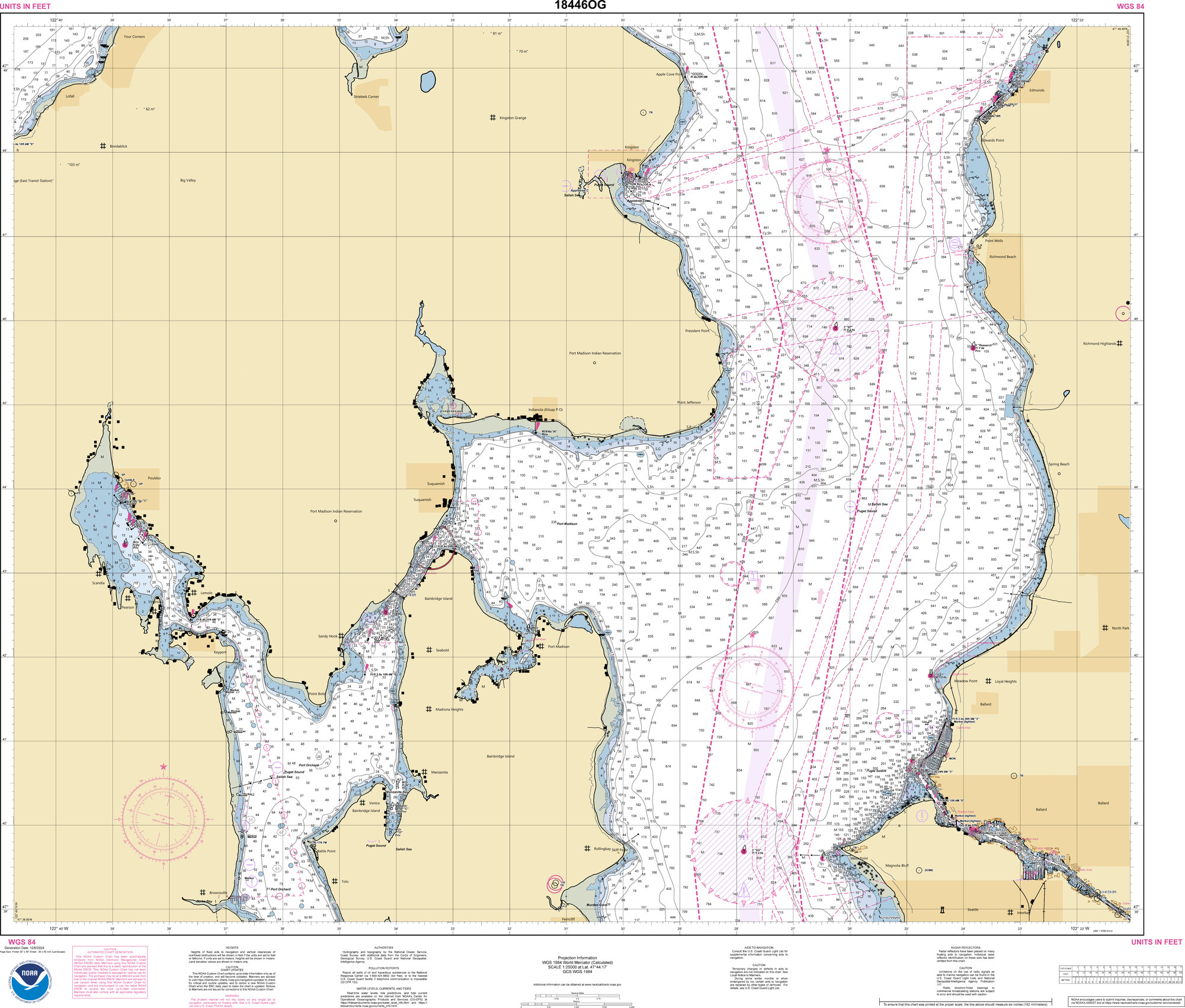 NOAA Chart Number 18446