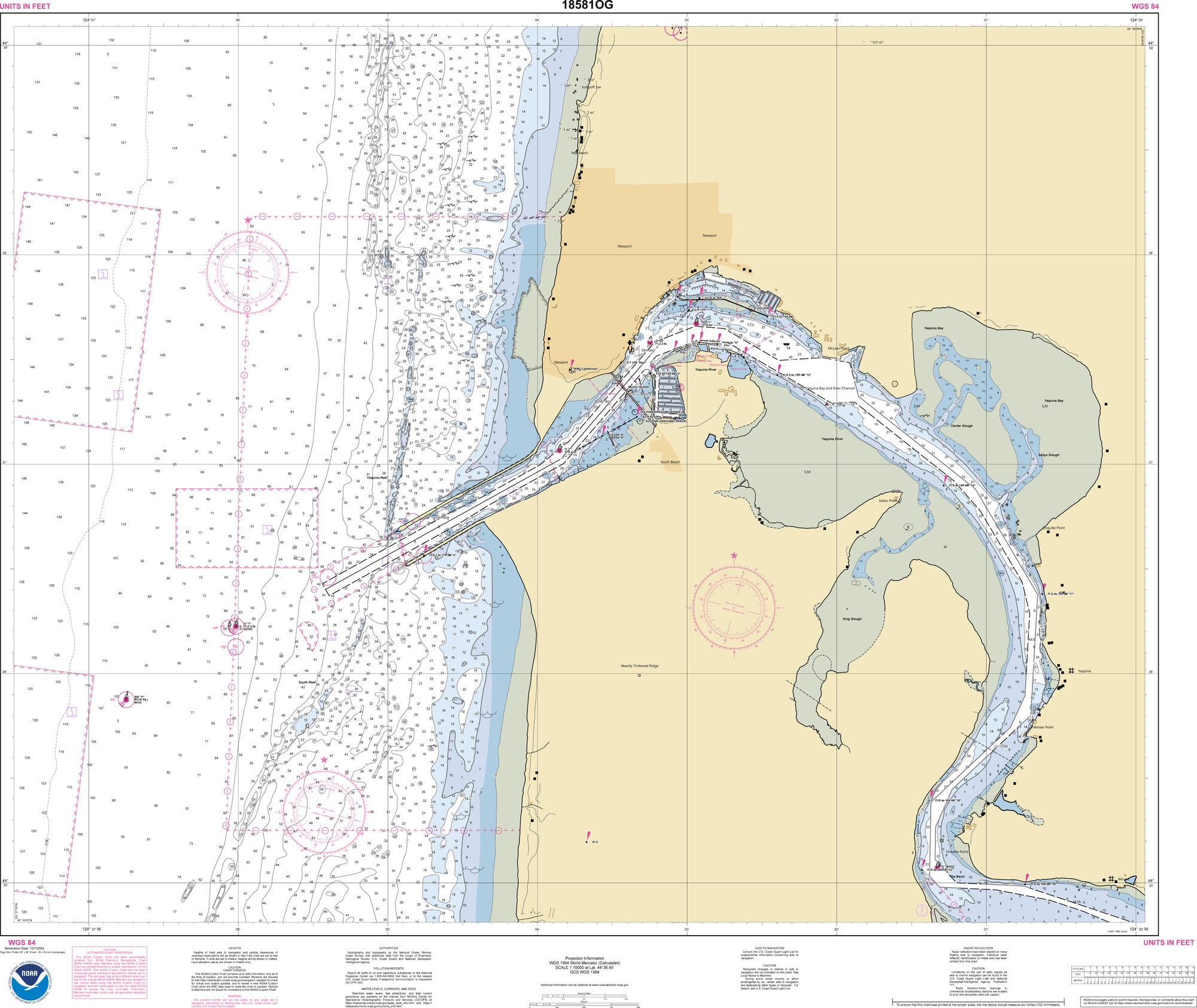 NOAA Chart Number 18581