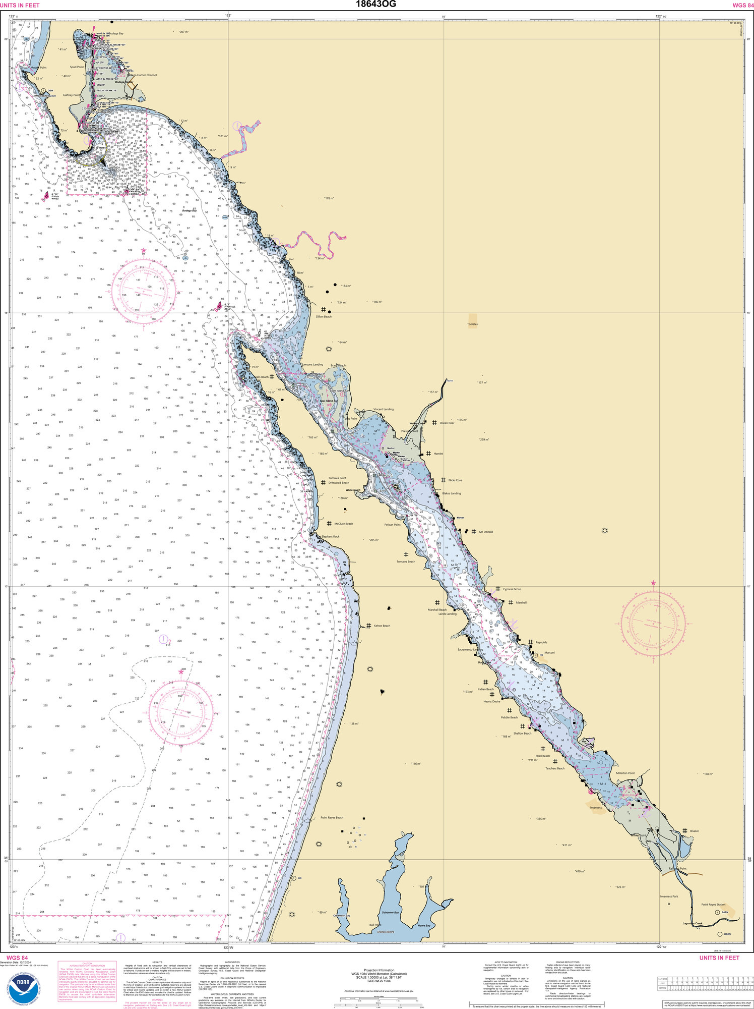 NOAA Chart Number 18643