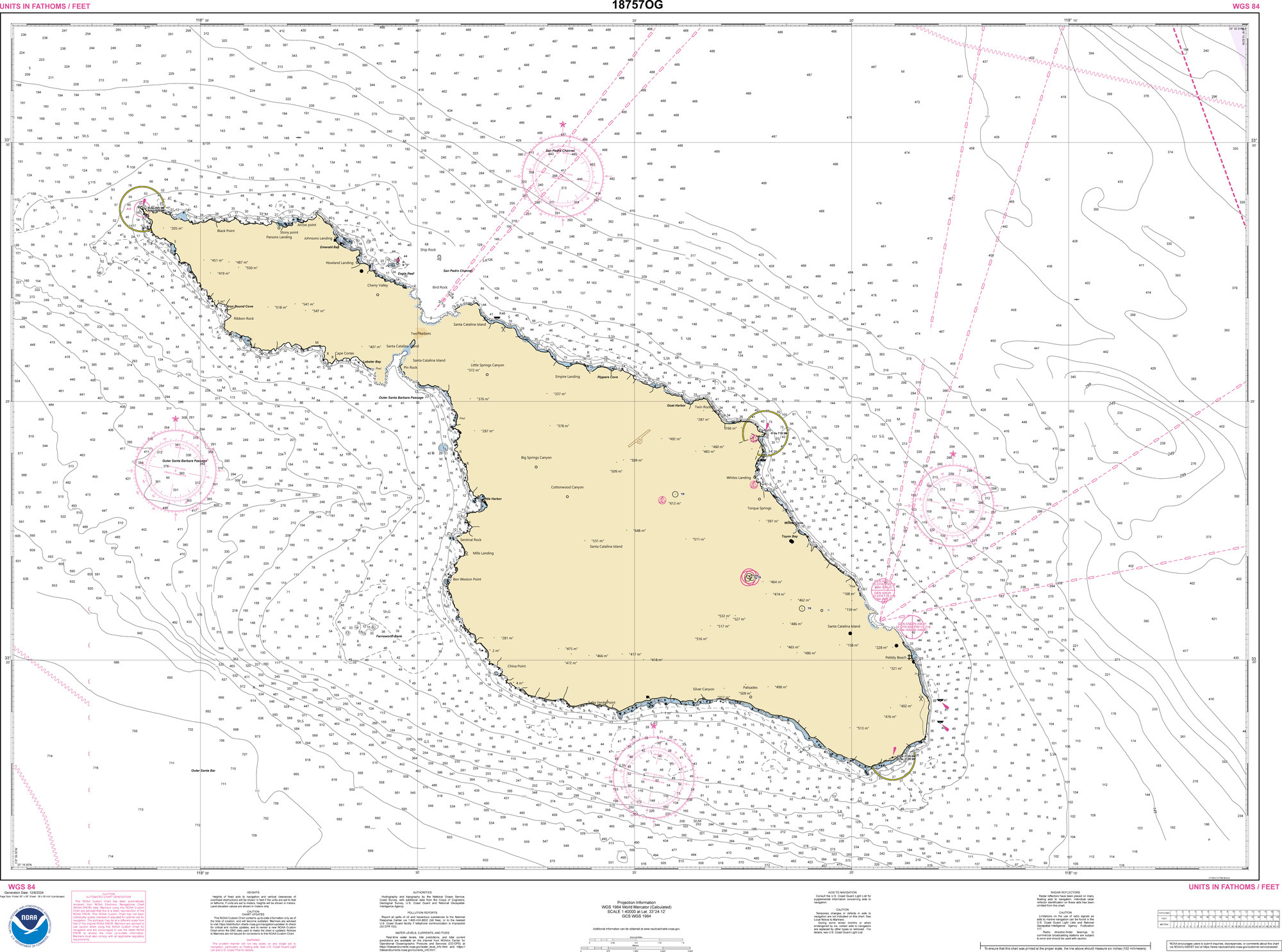 NOAA Chart Number 18757