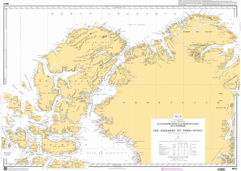 SHOM Nautical Chart - 6013
