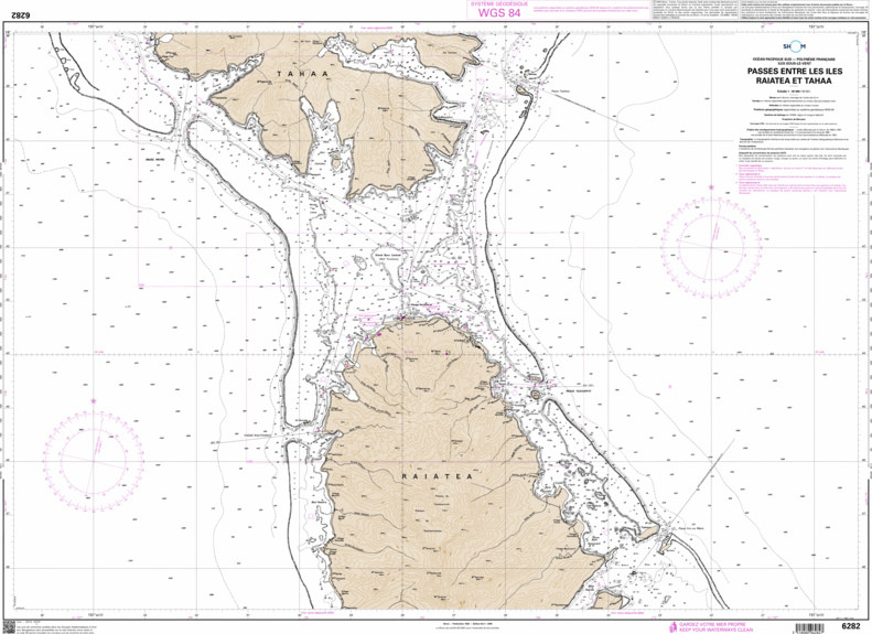 SHOM Nautical Chart - 6282