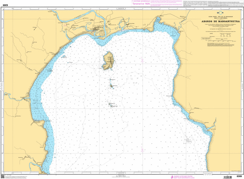 SHOM Nautical Chart - 6309