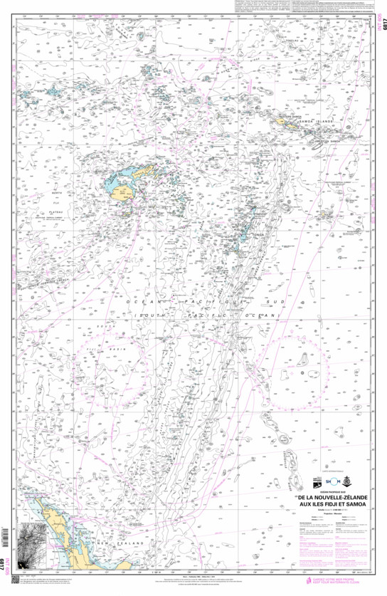 SHOM Nautical Chart - 6817