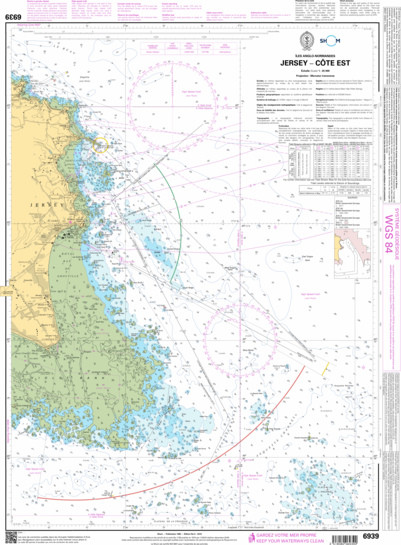 SHOM Nautical Chart - 6939