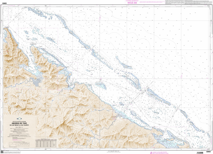 SHOM Nautical Chart - 6949
