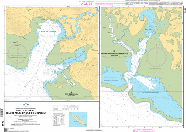 SHOM Nautical Chart - 7097