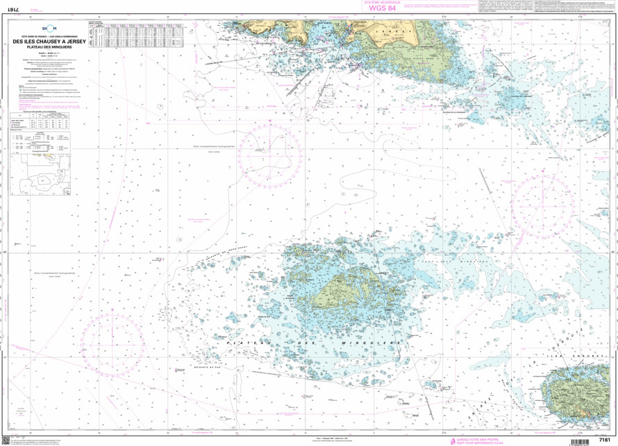 SHOM Nautical Chart - 7161