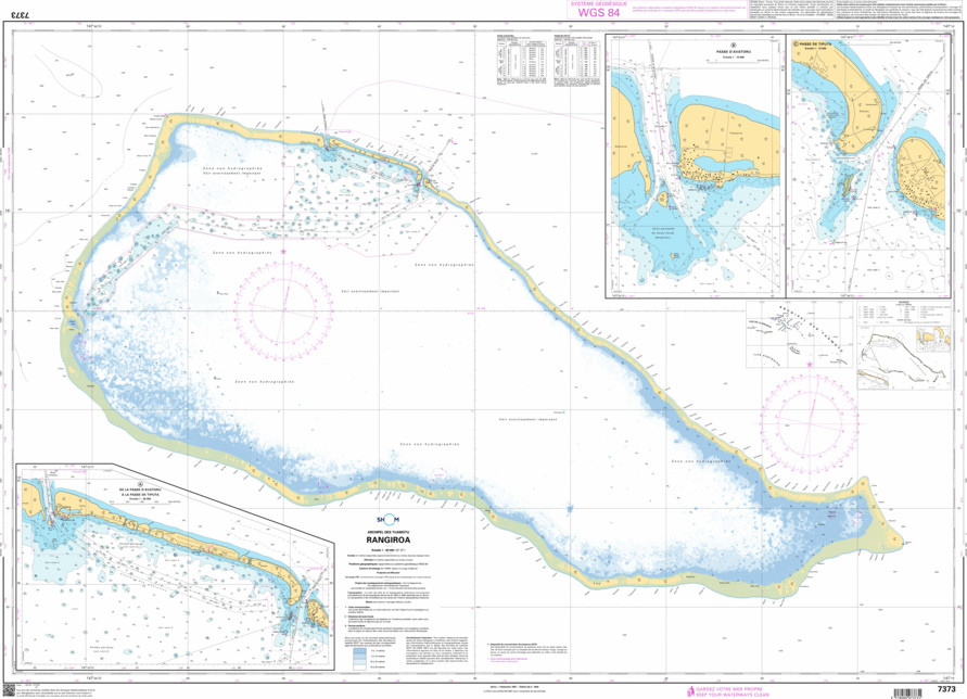 SHOM Nautical Chart - 7373