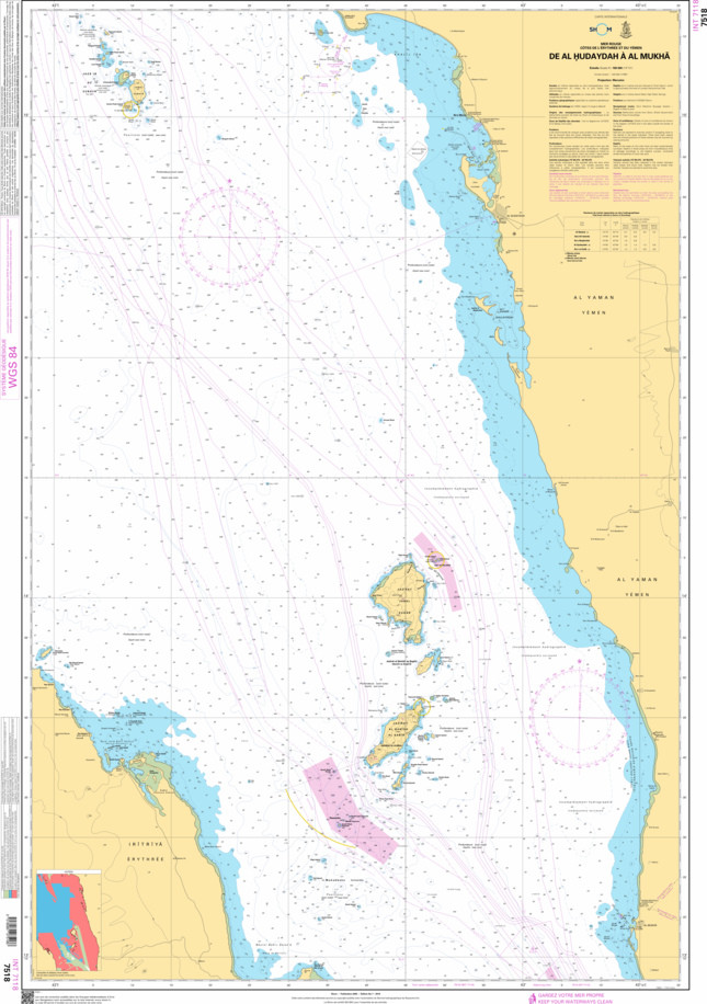 SHOM Nautical Chart - 7518