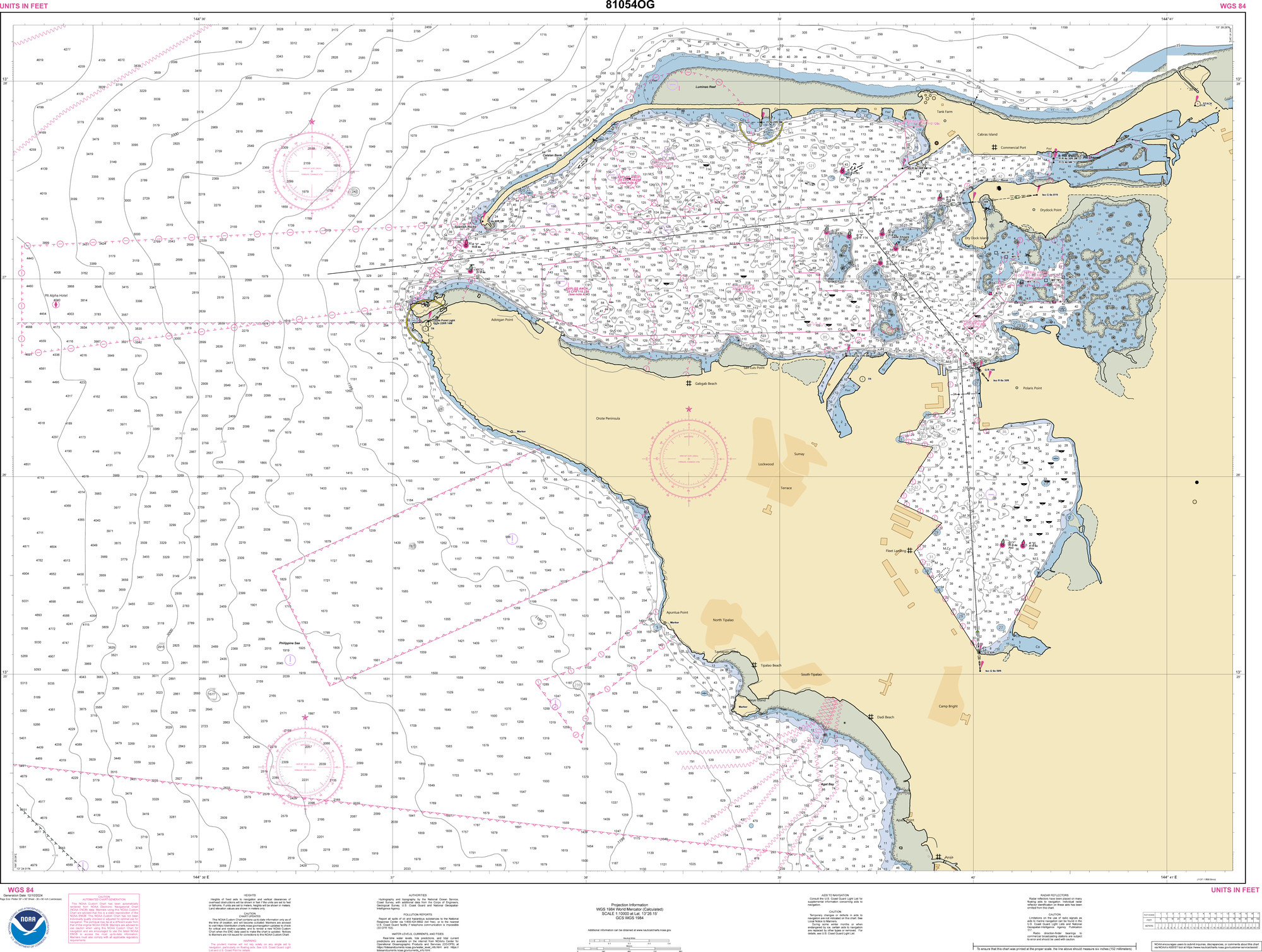NOAA Chart Number 81054