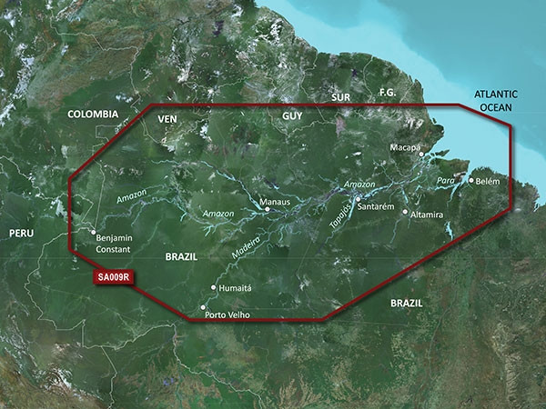Garmin BlueChart g3/g2 Vision HD Amazon River