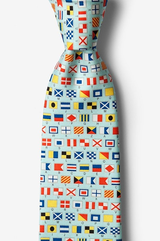 Alynn Neck Tie Communic-Ocean