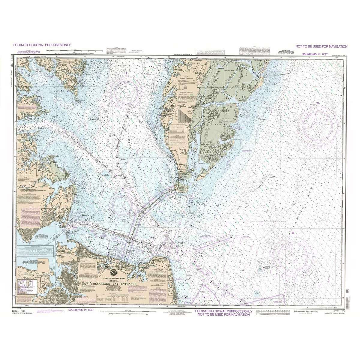 Training Chart 12221TR - Chesapeake Bay Entrance