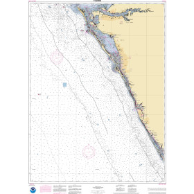 NOAA Nautical Chart - 11424OG Lemon Bay to Passage Key Inlet