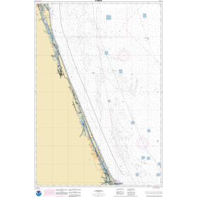 NOAA Nautical Chart - 11486OG St. Augustine Light to Ponce de Leon Inlet
