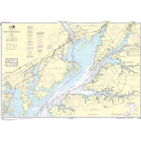 NOAA Nautical Chart - 12274 Head of Chesapeake Bay
