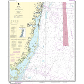 NOAA Nautical Chart - 12323 Sea Girt to Little Egg Inlet