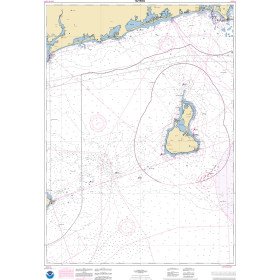 NOAA Nautical Chart - 13215OG Block Island Sound Point Judith to Montauk Point