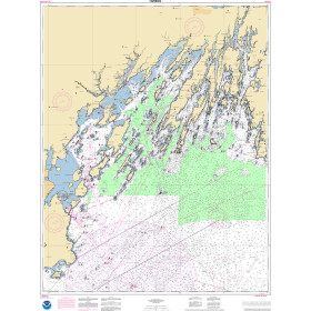 NOAA Nautical Chart - 13290OG Casco Bay