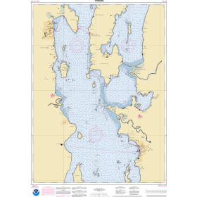 NOAA Nautical Chart - 14782OG Cumberland Head to Four Brothers Islands