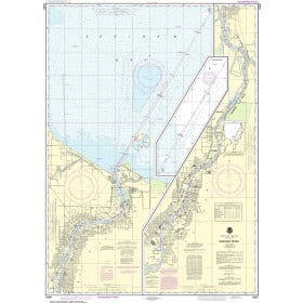 NOAA Nautical Chart - 14867 Saginaw River