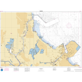 NOAA Nautical Chart - 14929OG Calumet Indiana and Buffington Harbors and Lake Calumet
