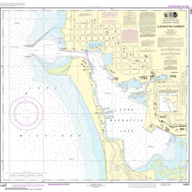 NOAA Nautical Chart - 14937 Ludington Harbor