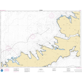 NOAA Nautical Chart - 16515OG Chernofski Harbor to Skan Bay