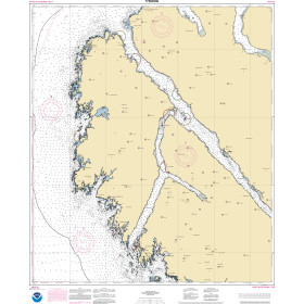 NOAA Nautical Chart - 17303OG Yakobi Island and Lisianski Inlet, Pelican Harbor