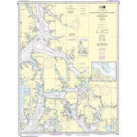 NOAA Nautical Chart - 17360 Etolin Island to Midway Islands including Sumner Strait;Holkham Bay;Big Castle Island