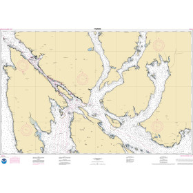 NOAA Nautical Chart - 17428OG Revillagigedo Channel Nichols Passage and Tongass Narrows, Seal Cove, Ward Cove