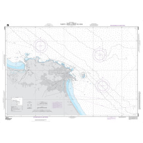 NGA Nautical Chart - 28051 Puerto Limon and Bahia de Moin