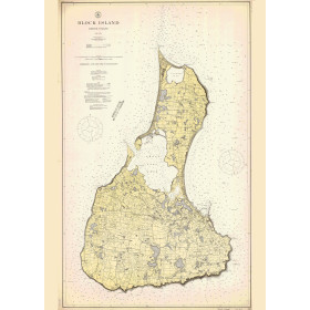 Historical Nautical Chart - 356-10-1914 Block Island