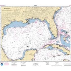 NOAA Nautical Chart - 411OG Gulf of Mexico