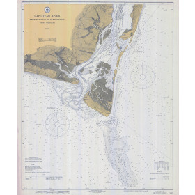 Historical Nautical Chart - 424-06-1917 Cape Fear River