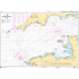 SHOM Nautical Chart 7311 - La Manche (Partie Ouest) - De Isles of Scilly et de lÎle dOuessant aux Casq