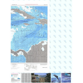 Bathymetric Nautical Chart - BR-2PT2 Caribbean Regional