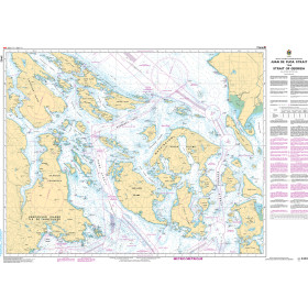 CHS Nautical Chart - CHS3462 Juan de Fuca Strait to/a Strait of Georgia