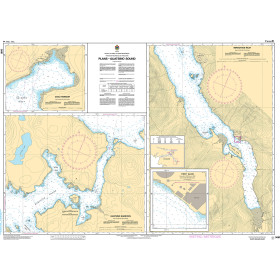 CHS Nautical Chart - CHS3681 Plans - Quatsino Sound