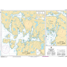 CHS Nautical Chart - CHS3921 Fish Egg Inlet and/et Allison Harbour