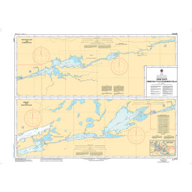 CHS Nautical Chart - CHS6111 Rainy Lake/Lac a la Pluie Eastern Portion/Partie Est Seine River Seine Bay to/a Sturgeon Falls